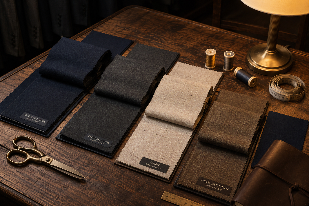 The Best Suit Fabrics for Singapore’s Hot and Humid Weather