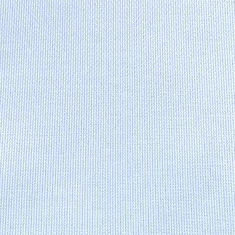 Pale Blue Hairline Stripe Polyester Blend Shirting