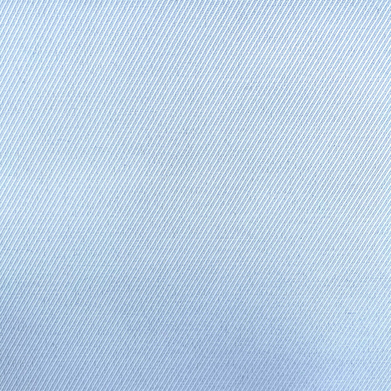 Blue Diagonal Hairline Stripe Polyester Blend Shirting
