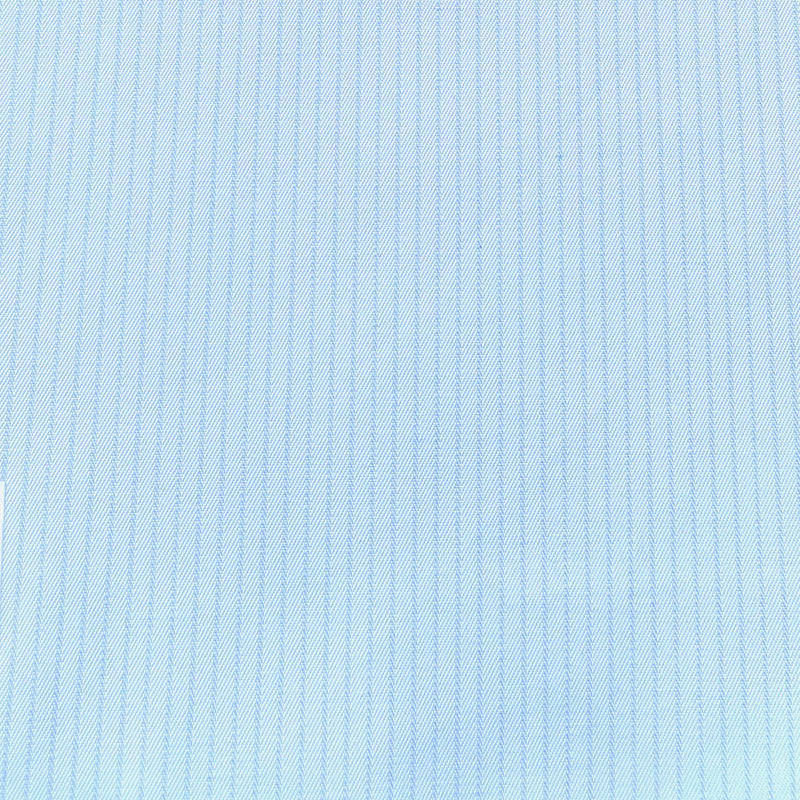 Blue Pinstripe Polyester Blend Shirting