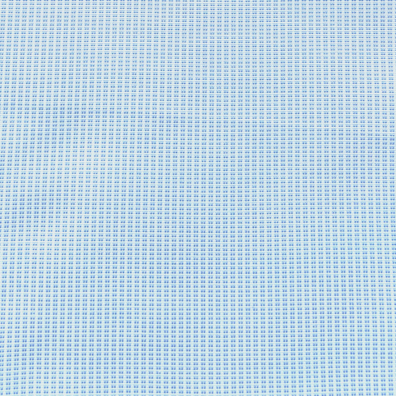 Blue Pin Checks Polyester Blend Shirting