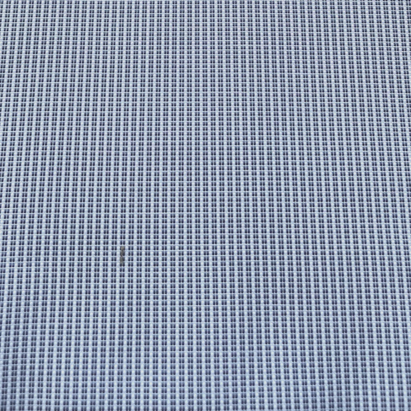 Grey Pin Checks Polyester Blend Shirting