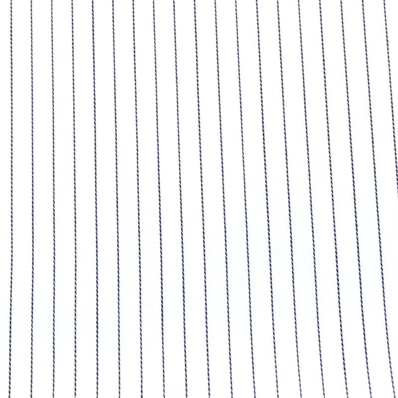 Black Pinstripe Cotton Shirting