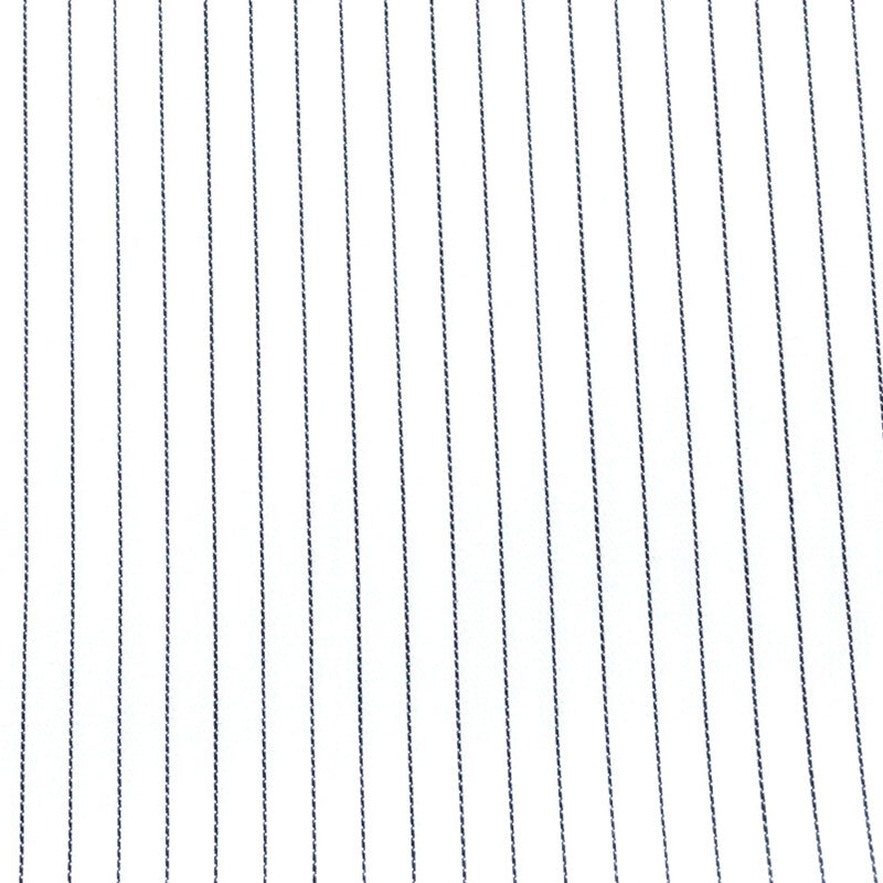 Black Pinstripe Cotton Shirting