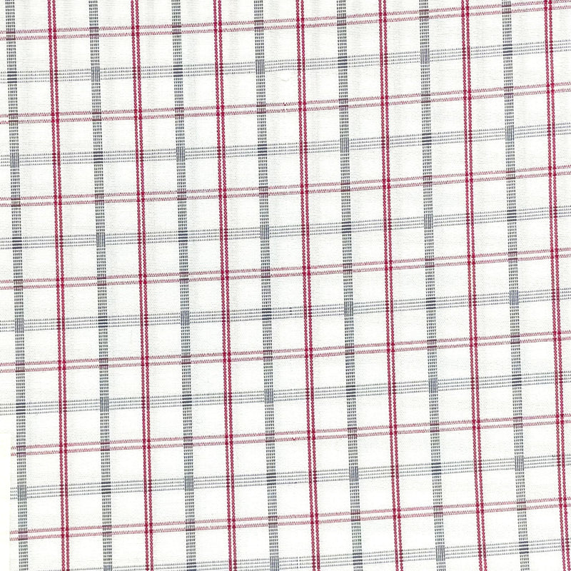 Red/Black Plaid Cotton Shirting